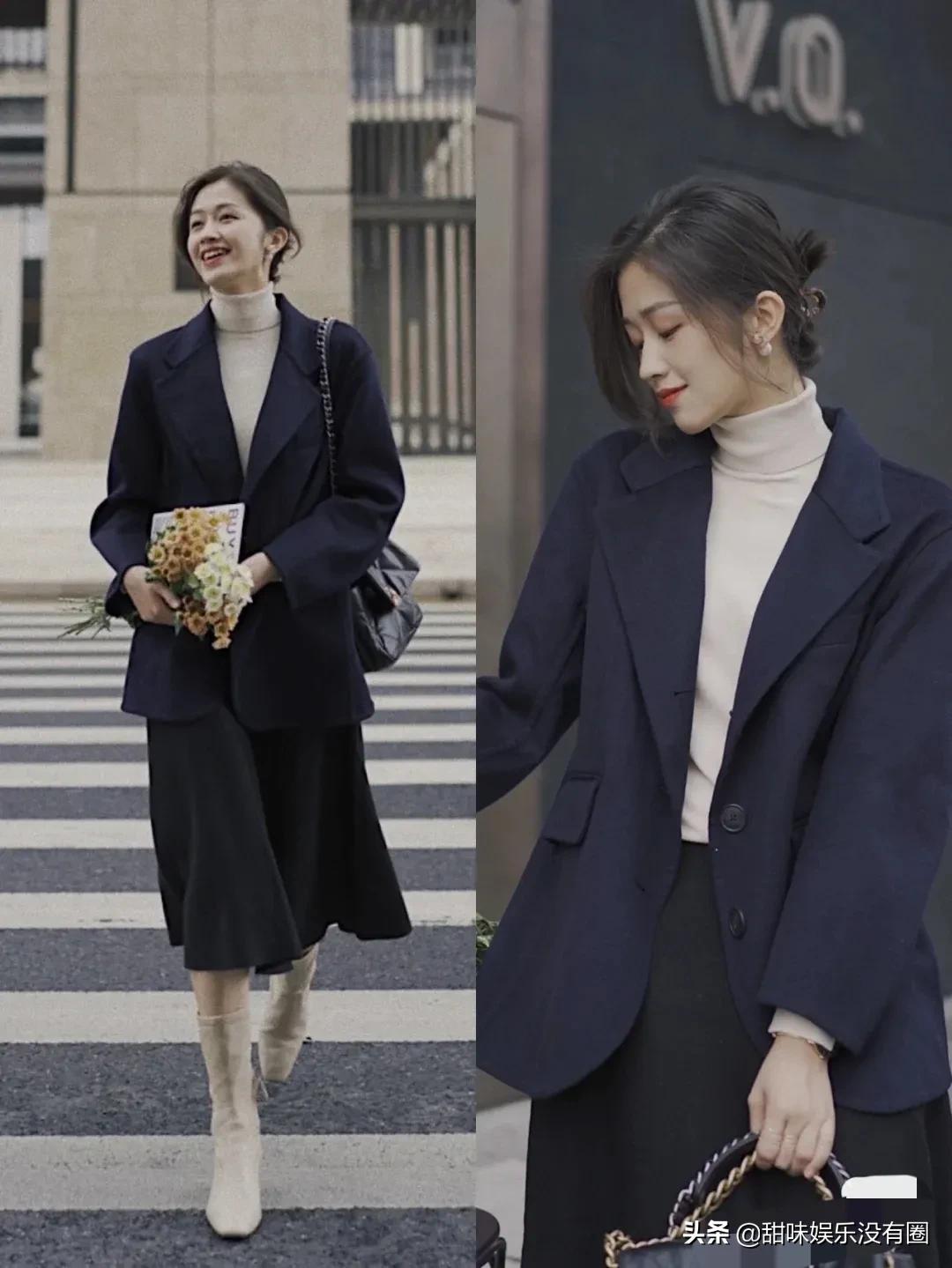 驼黄色羊绒大衣配什么颜色显高级,女士高级新款羊绒大衣