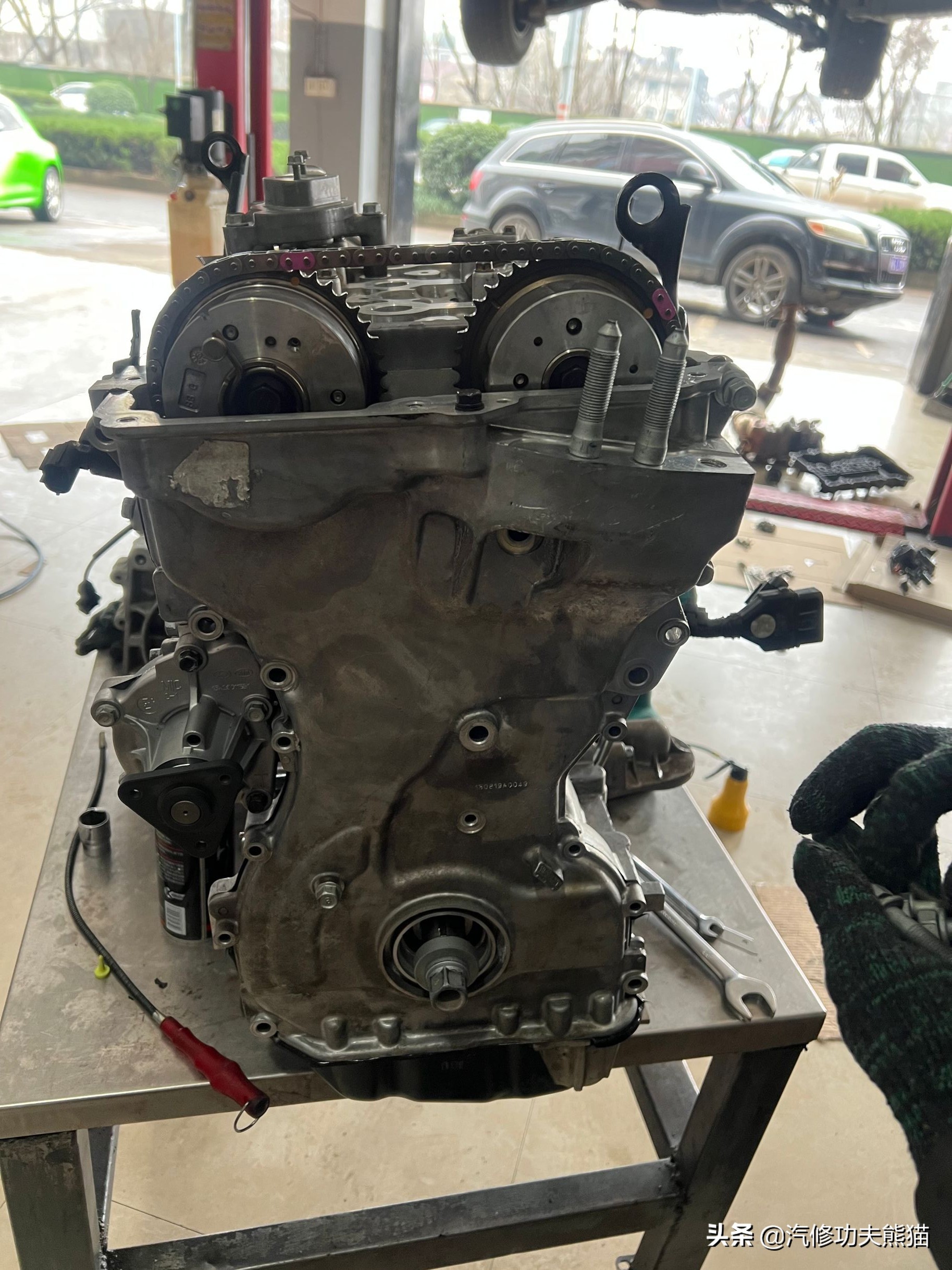 全新胜达大修,现代全新胜达9万公里烧机油