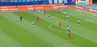 徐新海港首秀43分钟就染红被罚下,上港徐新张琳芃