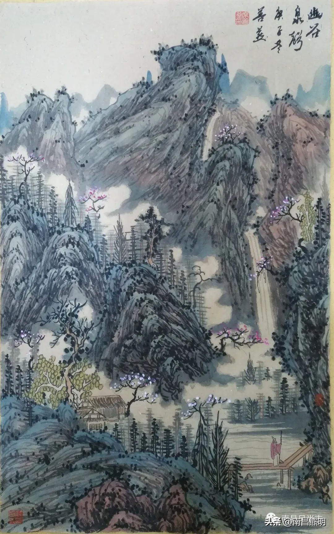 南昌画坛扫地僧席善燕：宝剑锋从磨砺出，梅花香自苦寒来