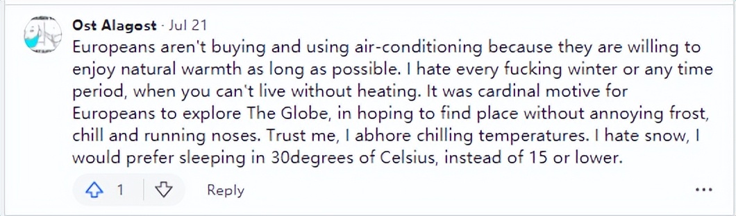 为什么欧美发达国家不买空调,欧洲为什么这么多人都不安空调