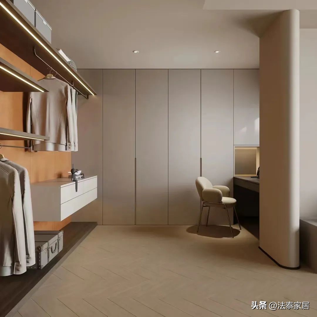 客厅墙柜与展示柜一体化,门墙柜一体化解决方案