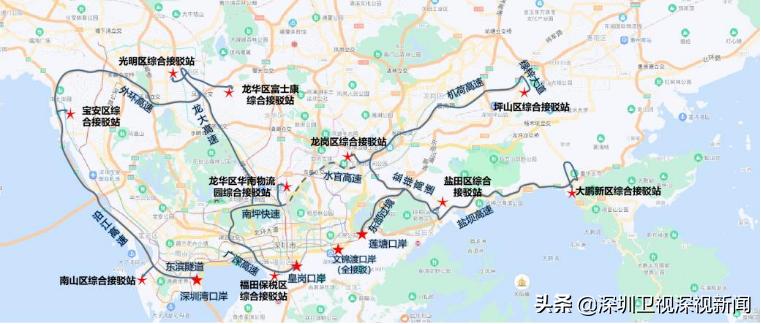 深港跨境货车最新路线,深港跨境货运