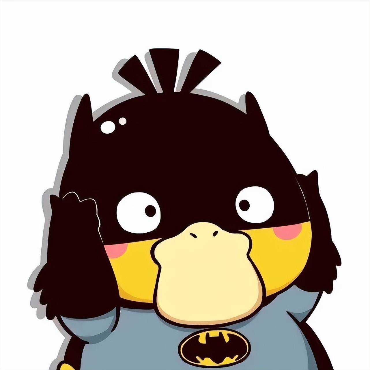 动物头像可达鸭,可达鸭情侣头像一对