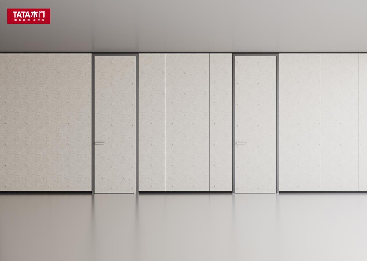 tata木门新品极简超静音玻璃门,tata木门有必要选静音条吗