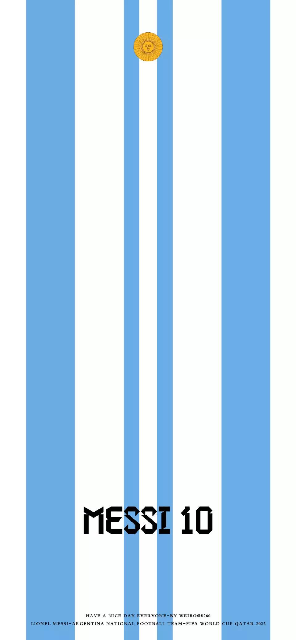梅西阿根廷球衣壁纸,梅西举球衣壁纸手机全屏超清