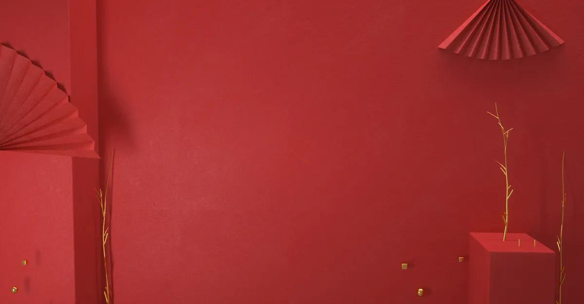 纯红色中国红壁纸图片,经典红色系壁纸