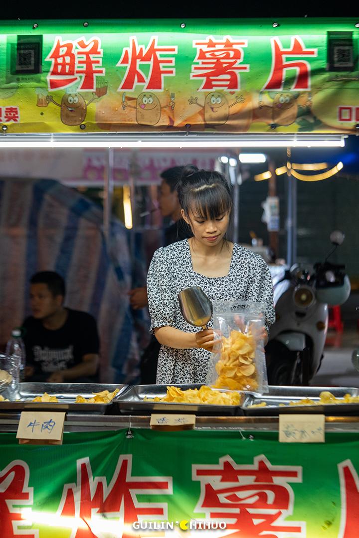 桂林夜市小吃街最火的小吃,桂林火爆夜市小吃