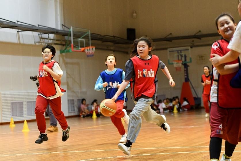 天津东丽区有支女子“灌篮高手”