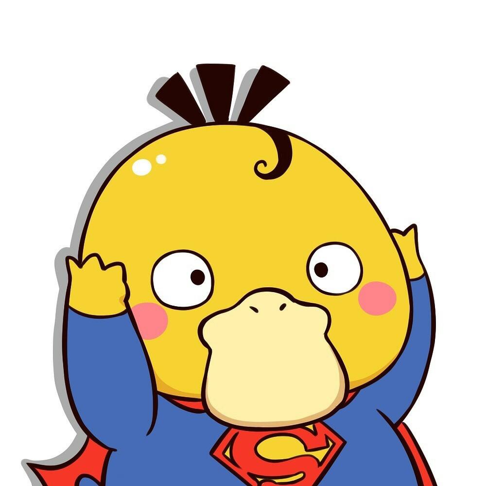 动物头像可达鸭,可达鸭情侣头像一对