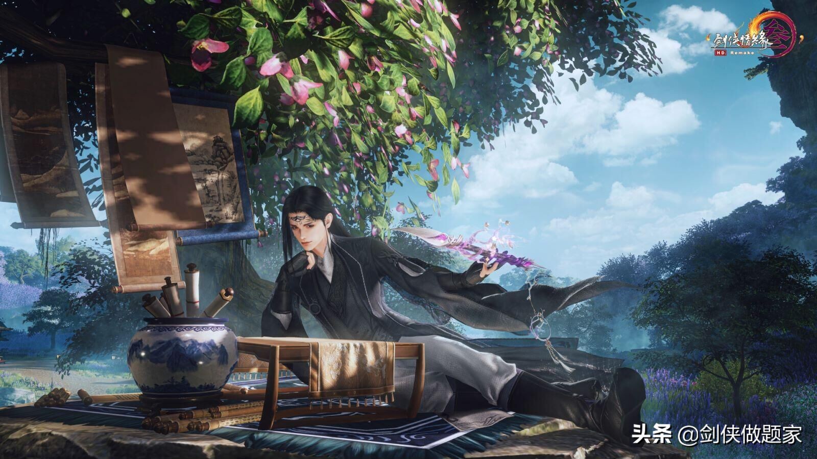 剑网三100级七秀大橙武图片,剑网三苍云90小橙武