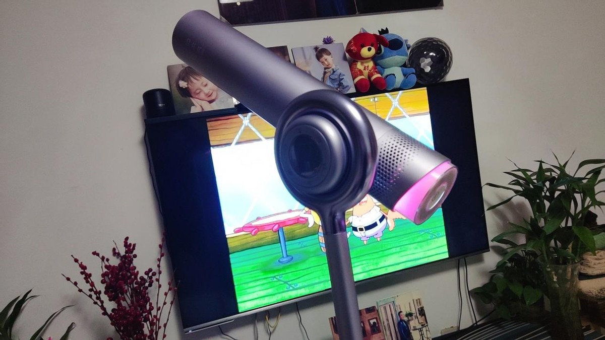 品仕乐立式吹风机如何调节伸缩杆,品仕乐家用立式吹风机解放双手