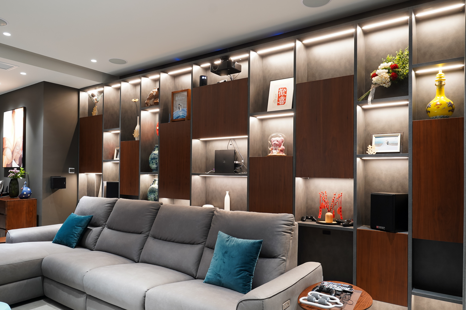 是特殊的缘分，才让“猪齐齐的好朋友”完成了这套7.1.4家庭影院