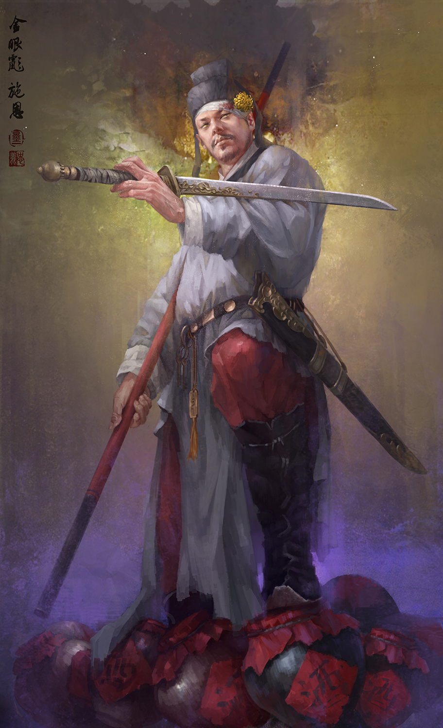 天假神柄专其雄——张墨一水浒人物肖像赏析