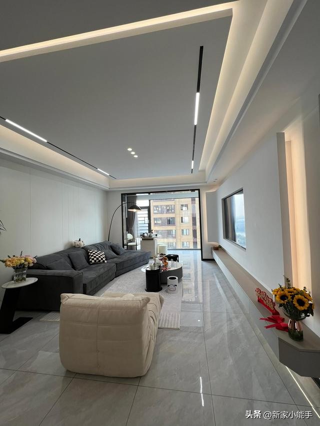 终于装修完了简约风,新房简约装修风格电视墙