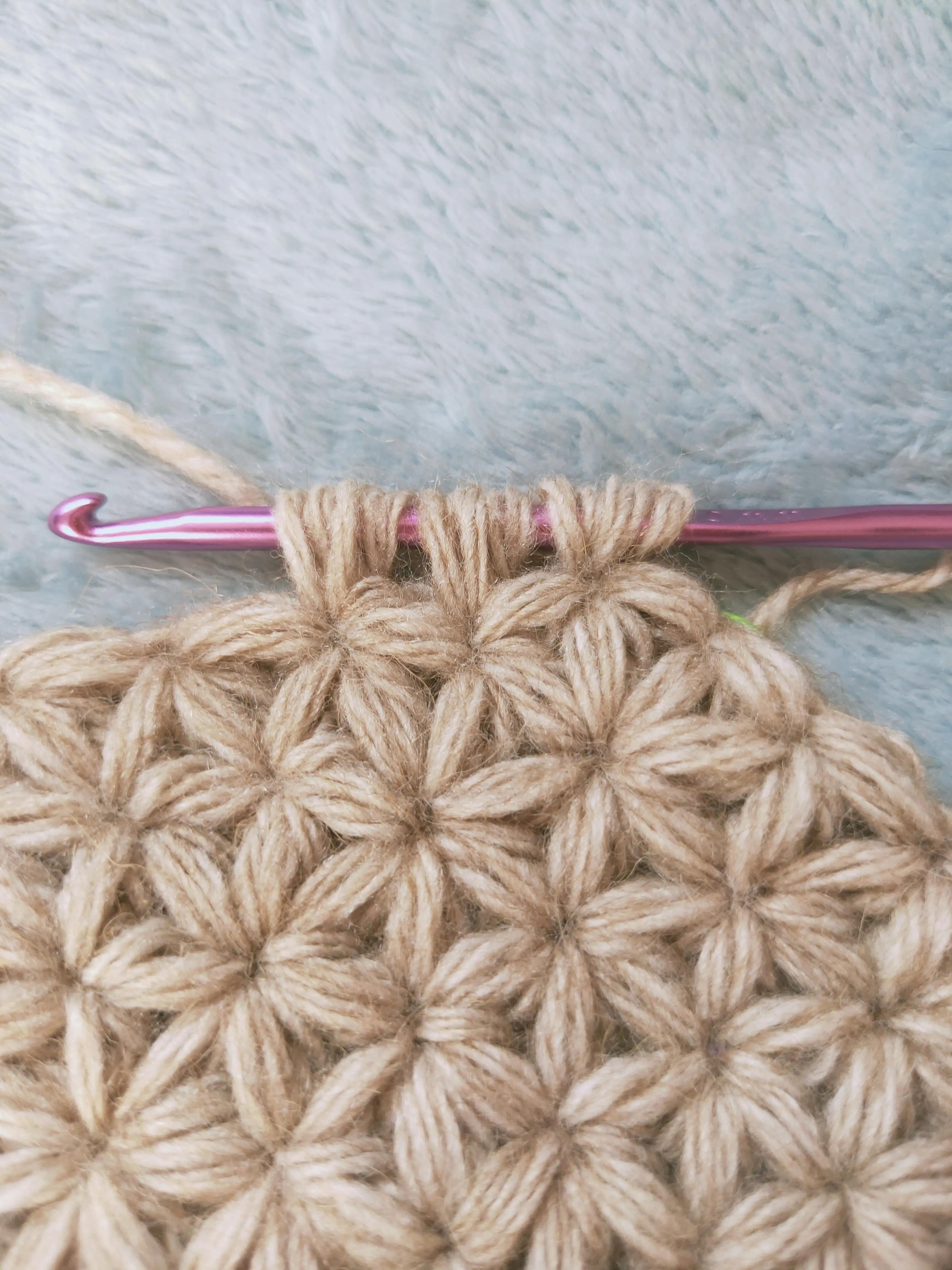 苍兰花贝雷帽钩织教程,苍兰花贝雷帽制作图解