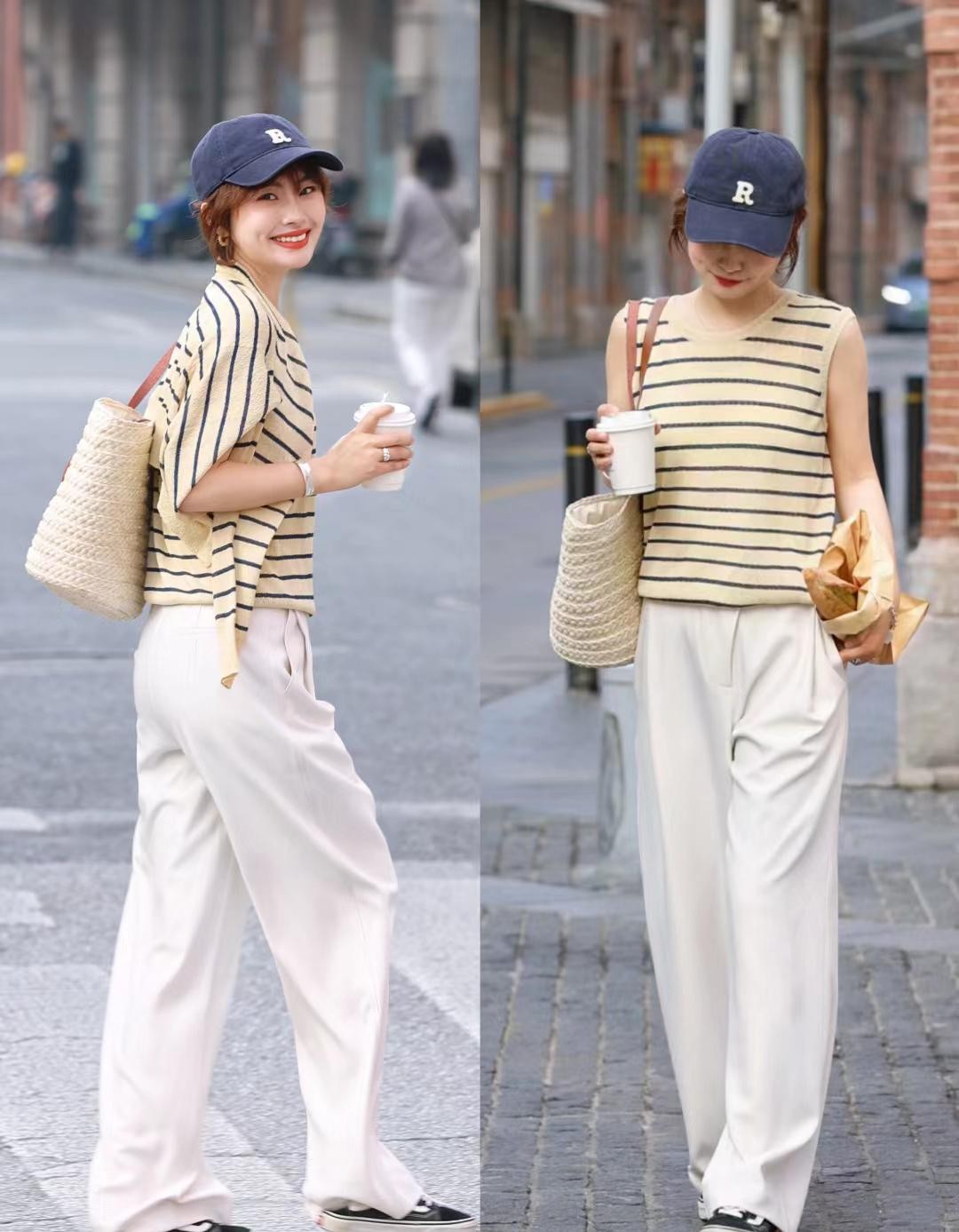 超美黑白色系穿搭教你穿出时尚感,黑白色搭配怎么搭亮色才有高级感