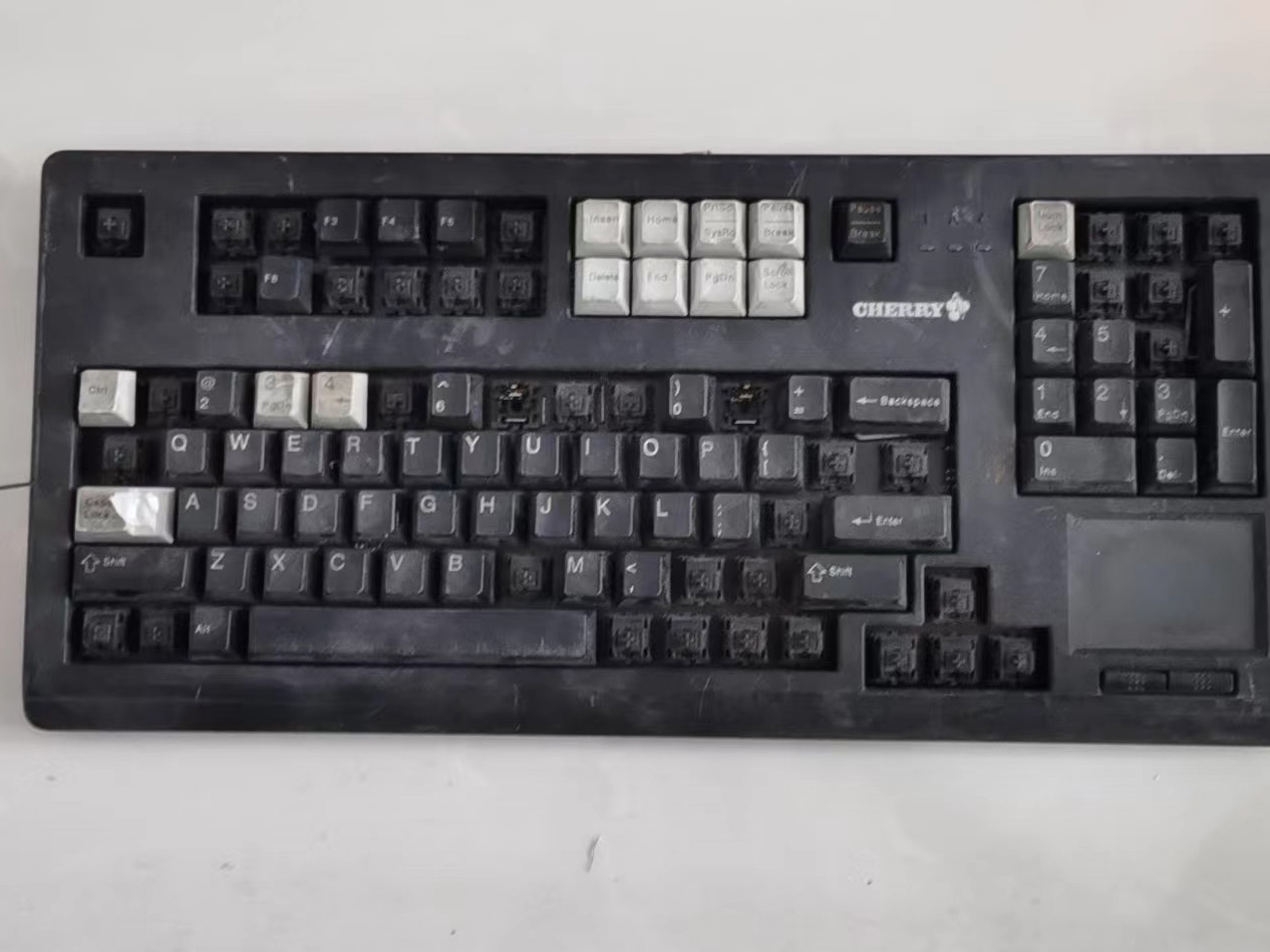 樱桃cherry键盘侧刻,cherry樱桃键盘g80