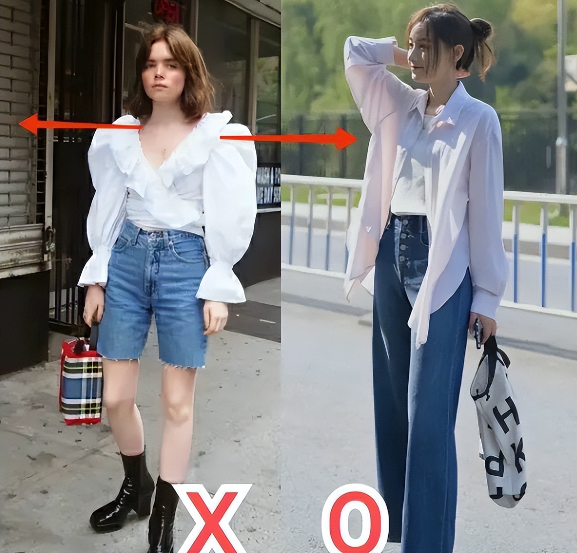 女生穿什么不显肩宽背厚,显肩宽女生穿搭秋季推荐