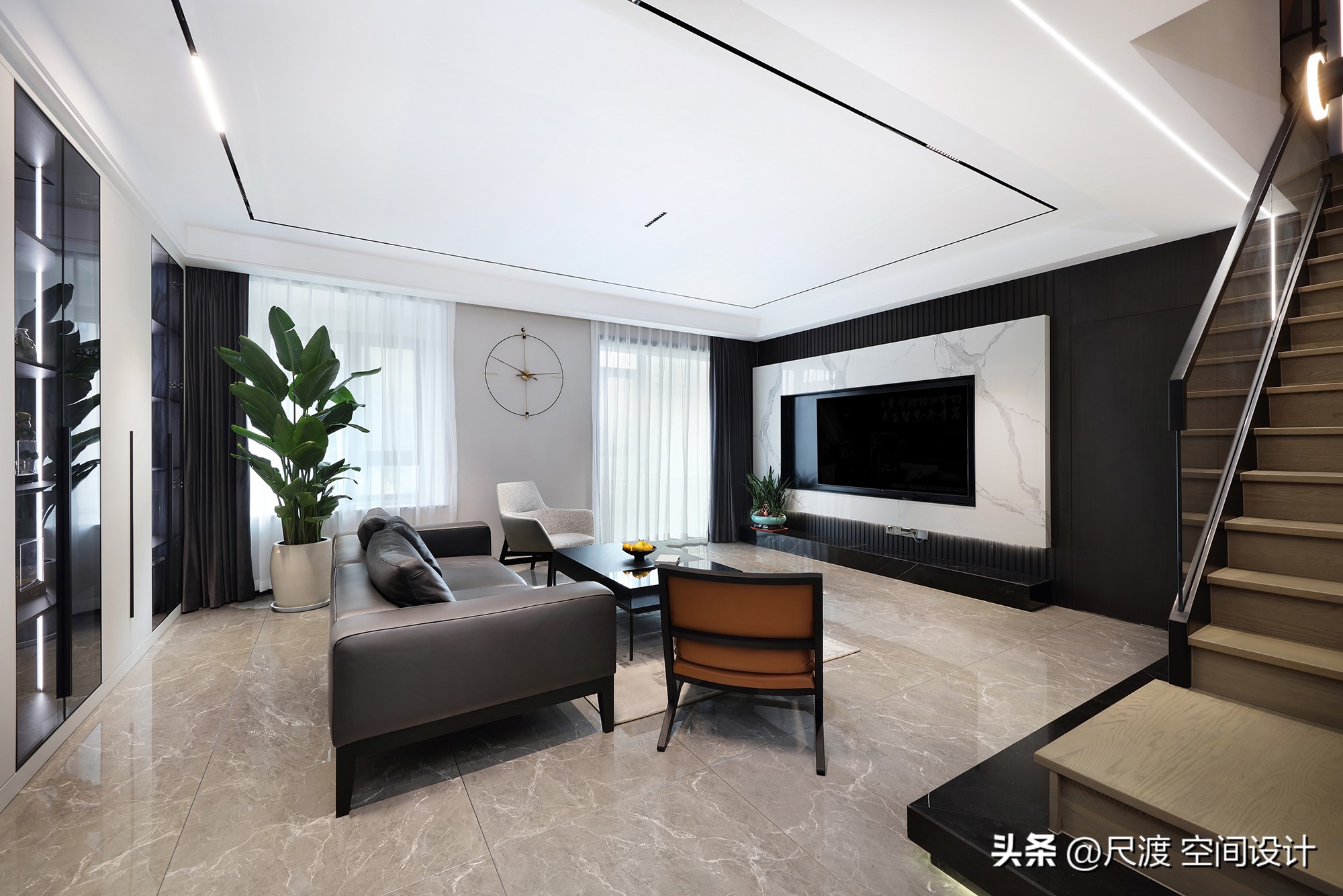 经典的黑白灰风格,高级耐看的极简黑白灰