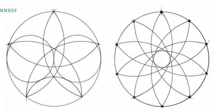 几何之花2：圆的内部分裂