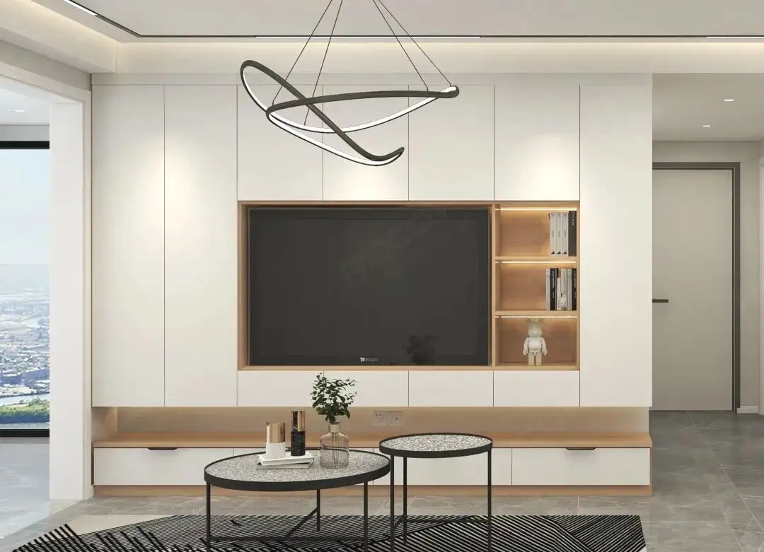客厅背景墙柜,电视柜背景墙怎么设计好看