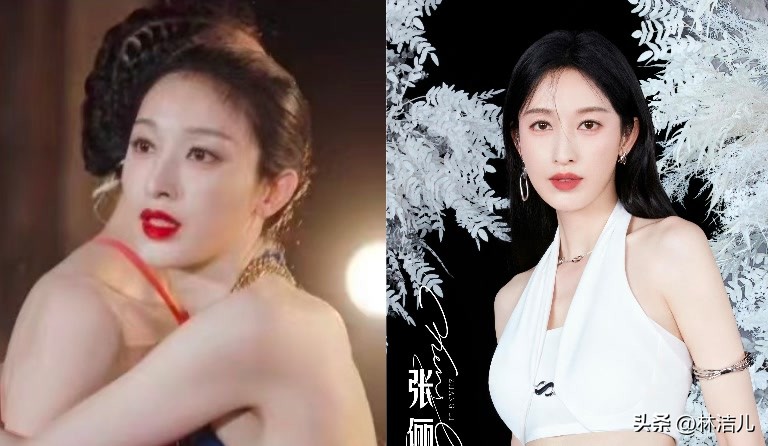 方圆脸剪张元英同款刘海,张元英齐刘海长直发造型