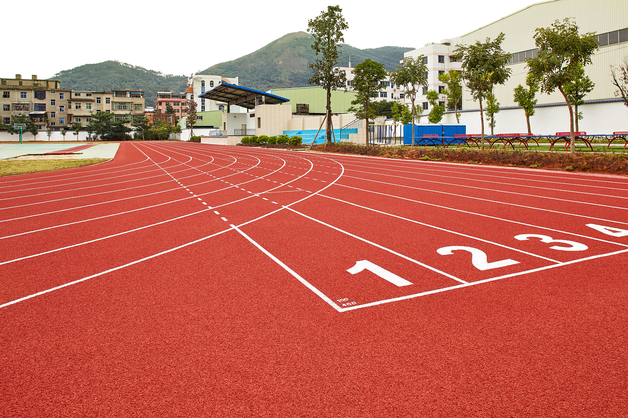 塑胶跑道标准尺寸,塑胶跑道宽度标准