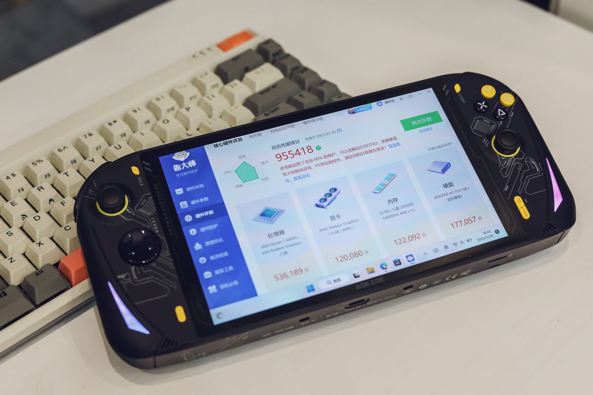 奥克掌机6800u可以玩steam吗,奥克6800u掌机比steam掌机强多少