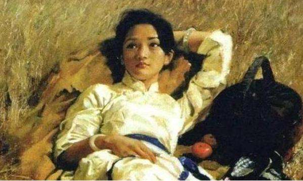 周迅年轻时做模特的油画,周迅的少女时代油画原图