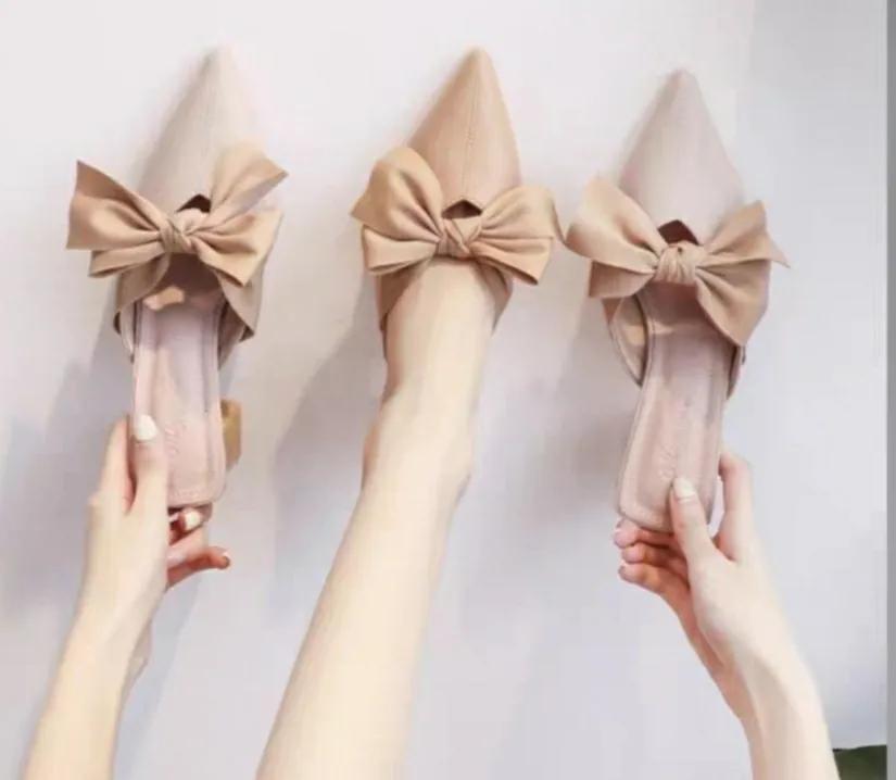 夏季百搭细高跟凉鞋时尚蝴蝶,好看又百搭的高跟凉鞋