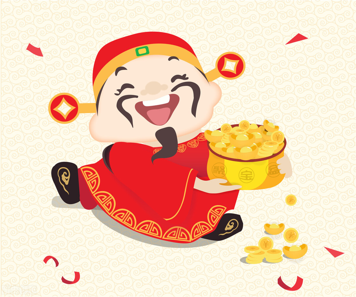 大年初五迎财神接财神祝福语图片,正月初五迎五路财神图片和祝福语