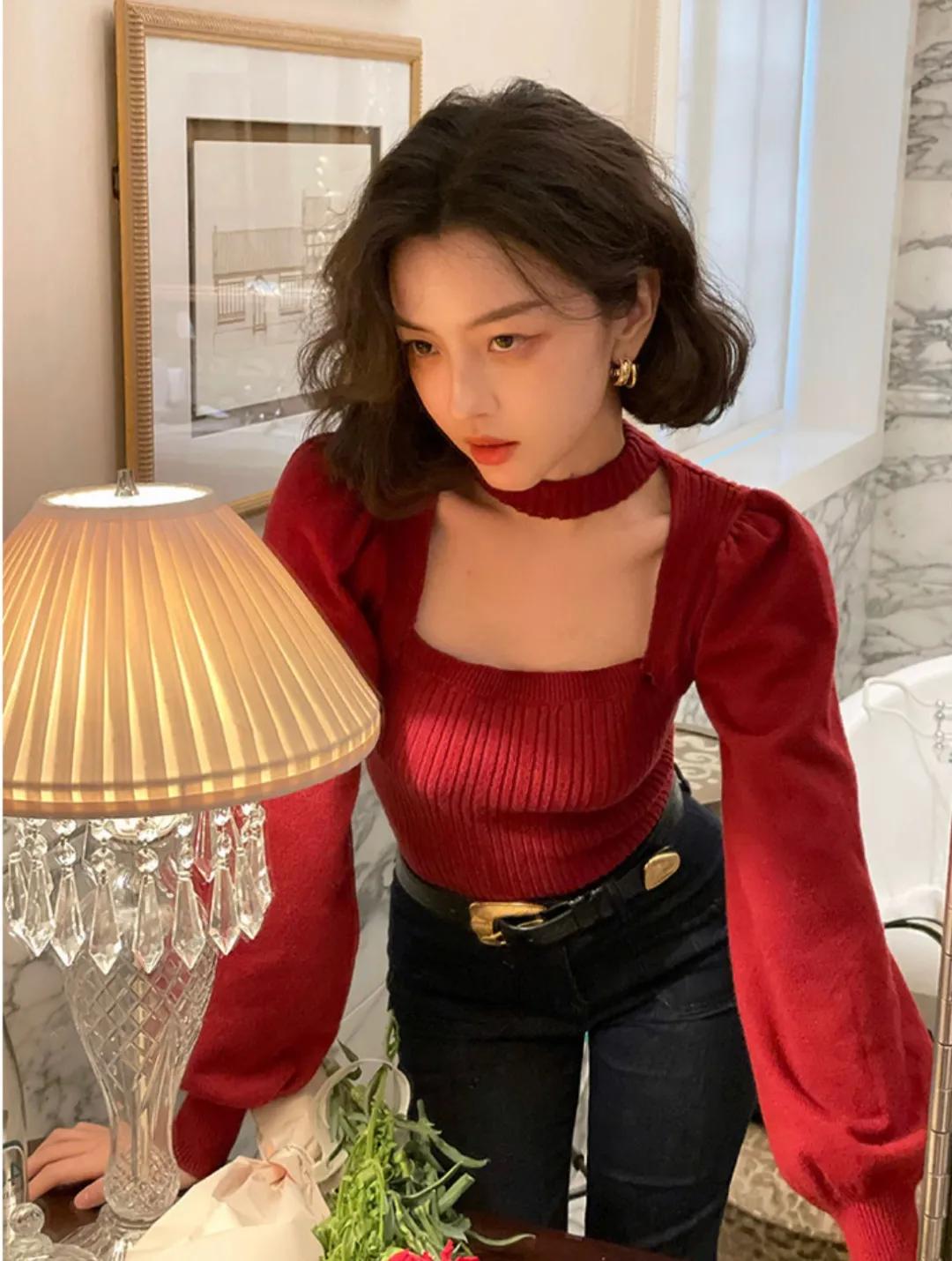 新年当然是穿红色最应景！不过节也想穿