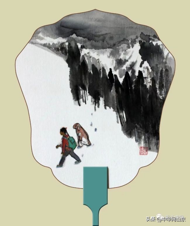 著名画家马新胜的“童画”礼物：我和兔子有个约会