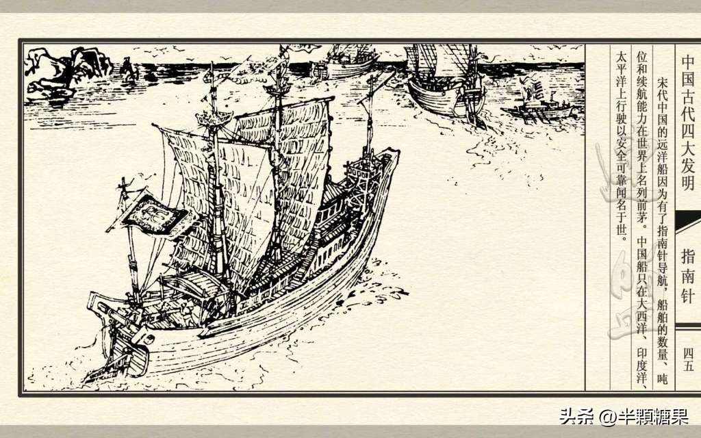 中国古代指南针简介,中国古代四大发明指南针选作