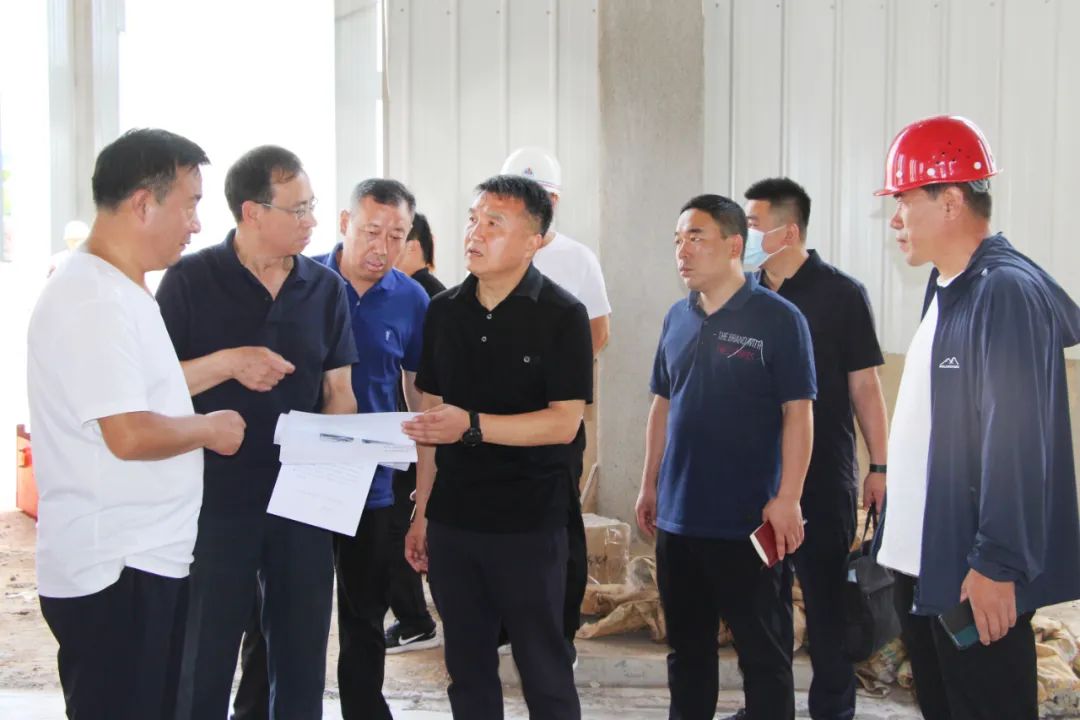 王飞虎率队调研全县重点项目工作,区长调研督导重点项目报道