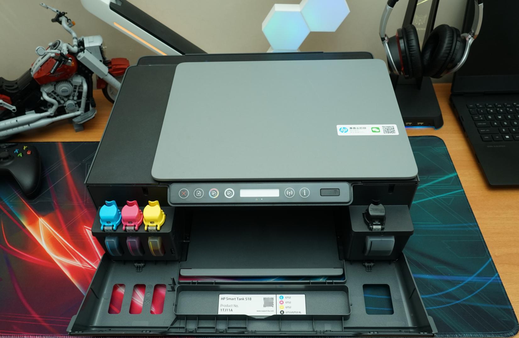 惠普smarttank518打印头清洁,惠普smarttank518如何复印