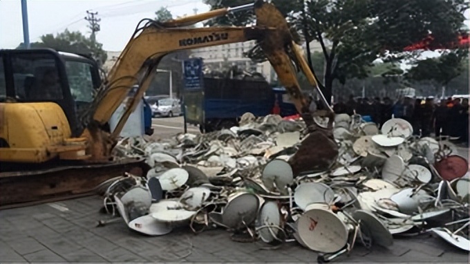 农村卫星信号锅,以前的卫星锅是什么信号