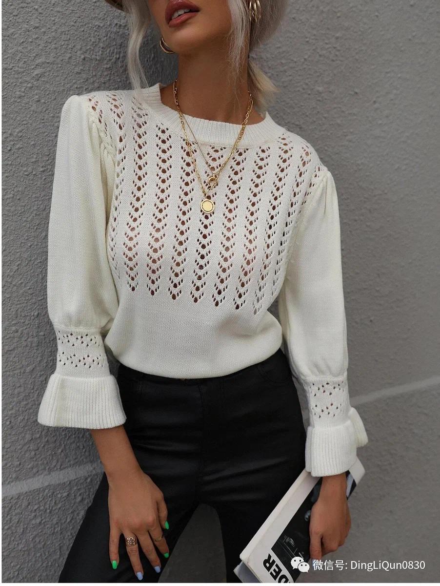 针织长袖衬衫搭配图片,针织衬衫如何穿出特色