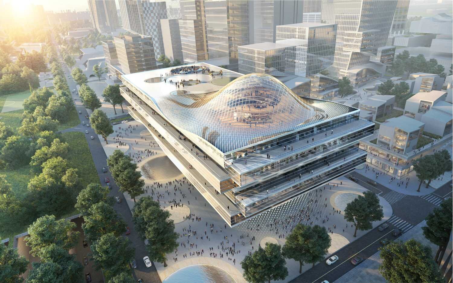 深圳这次又火了!看看中兴总部的“浪潮”建筑!网友:这景观无敌