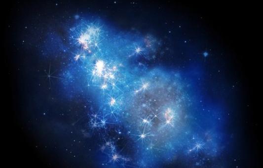 137亿光年在哪个星系,137亿年前的古老星系高清图片