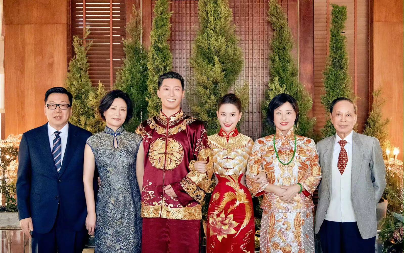 窦骁结婚大合照都有谁,窦骁结婚时的照片