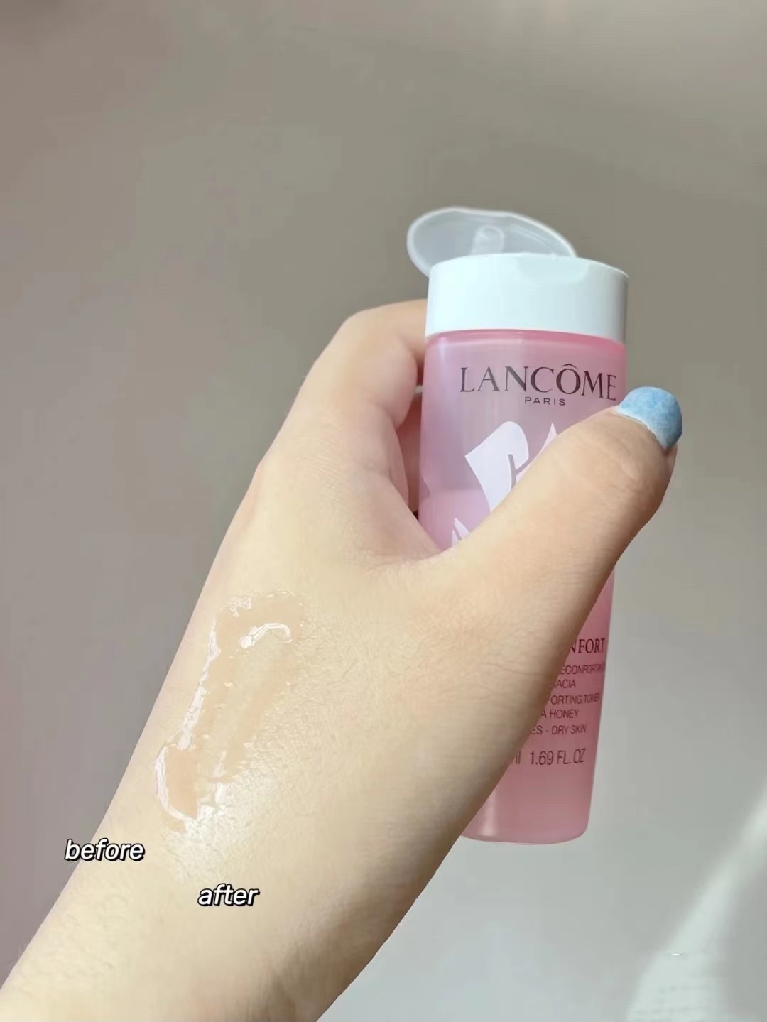 被吹上天的水,兰蔻粉水有什么效果和作用