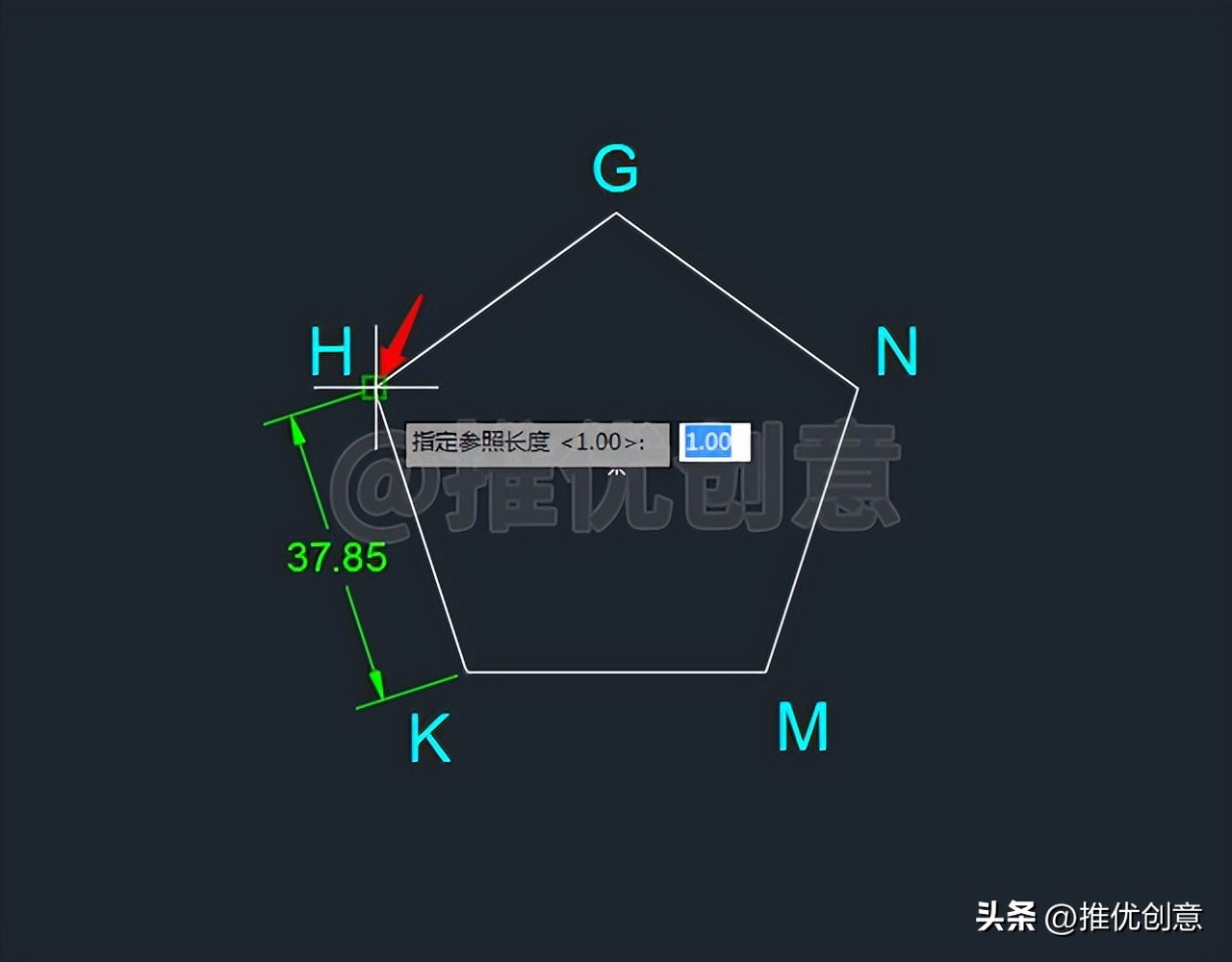 多边形cad怎么画,autocad椭圆制图实例教程