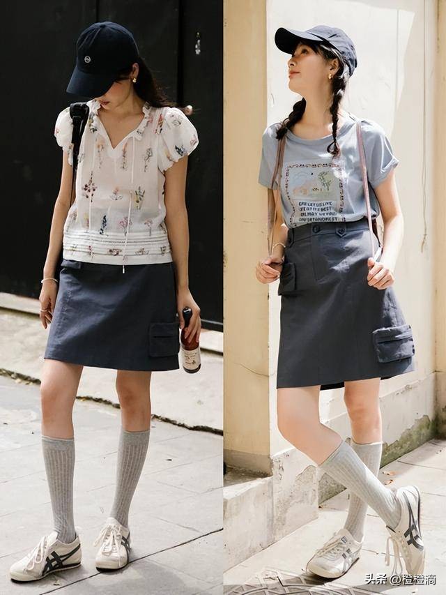 半身裙穿搭夏季小个子小清新测评,遮胯遮屁股显瘦夏季半身裙