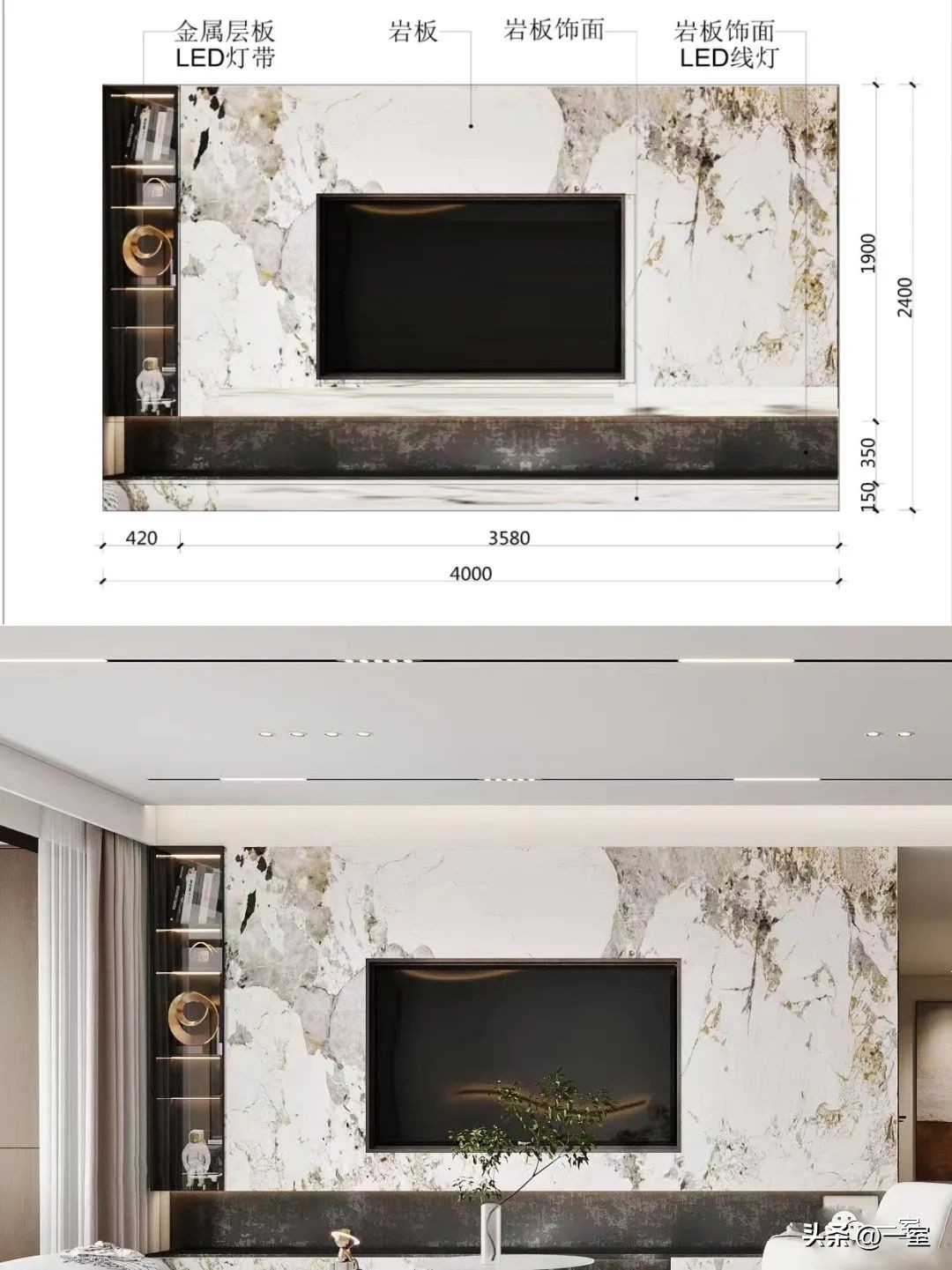 2021网红背景墙带详细尺寸供参考,电视背景墙2023最新款网红尺寸