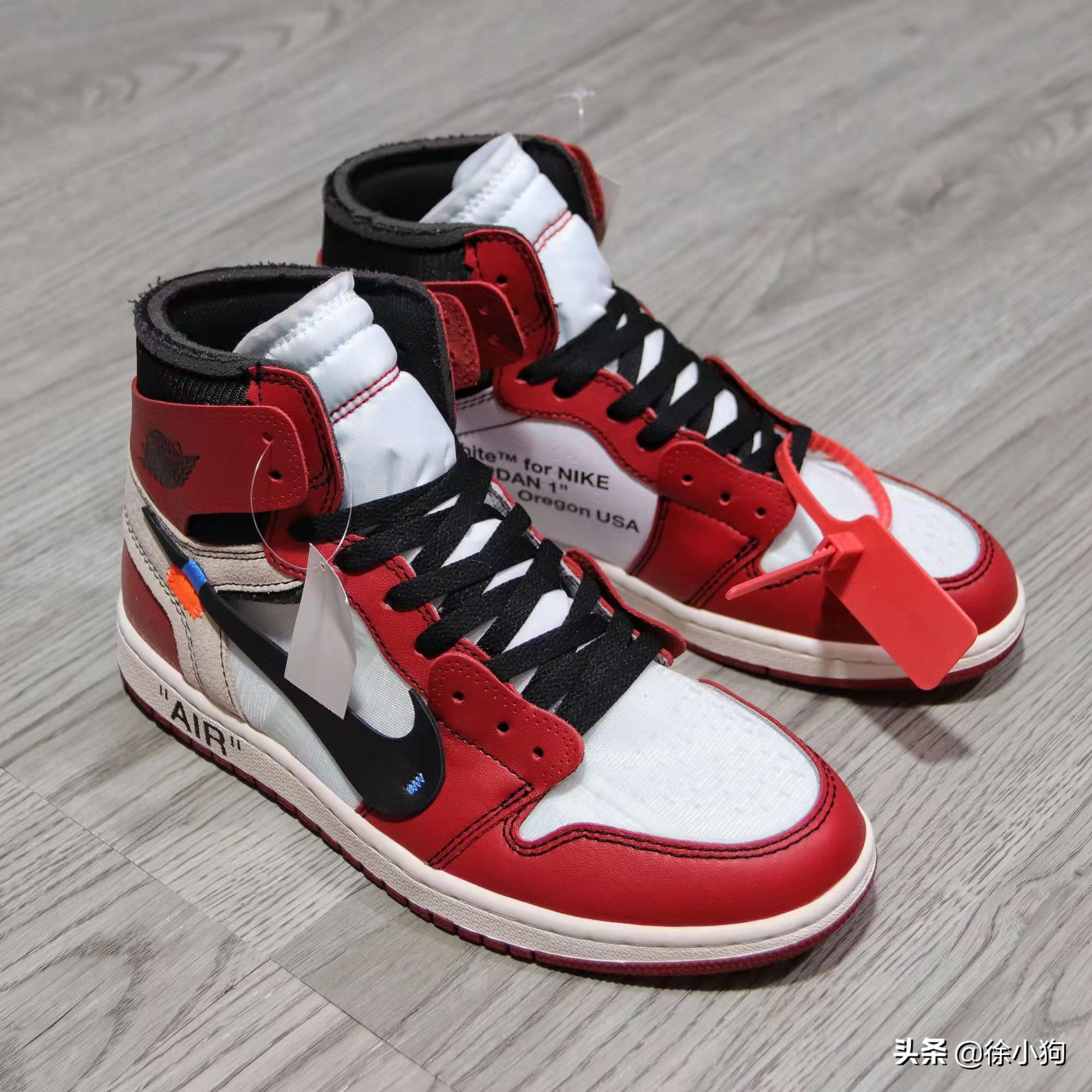 aj1offwhite联名鞋,潮鞋开箱好物推荐