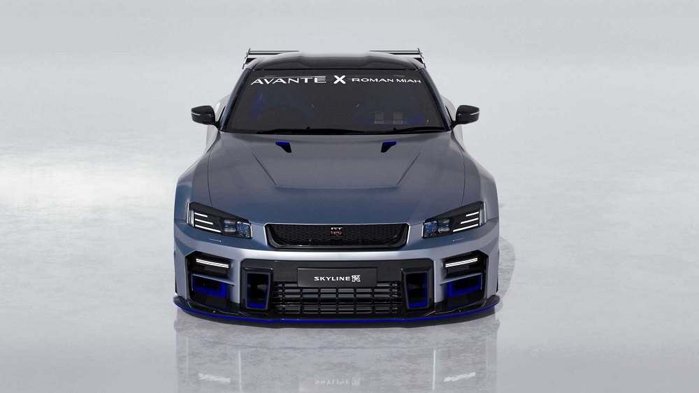 最帅最新款日产gtr,代号R36日产新款GT-R渲染图曝光