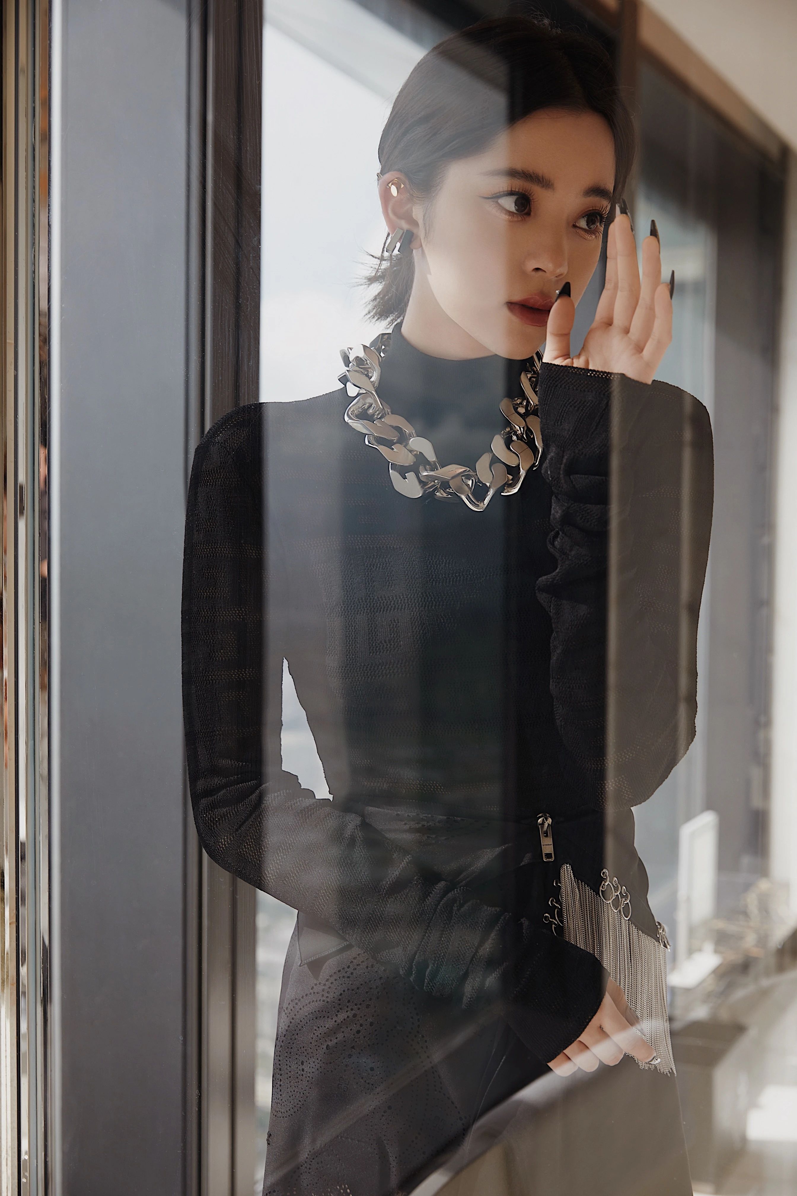 今年流行纯金链款式,颈链饰品推荐最新款金属