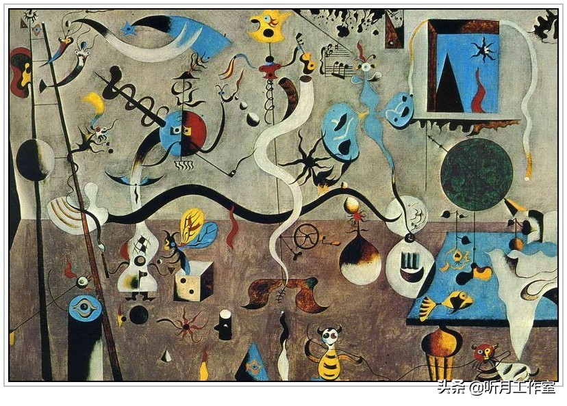 西班牙画家胡安米罗画,西班牙画家名画欣赏